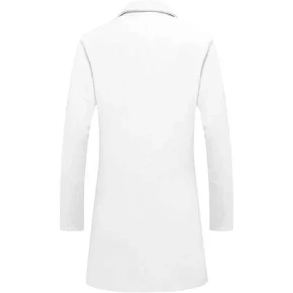 New Men's Trench Coat Outfit White - Picture 2 of 8